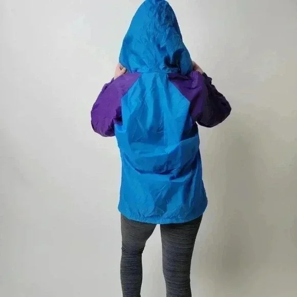 Vintage 90s Helly Hansen Colorblock Windbreaker Track Jacket - S - Picture 2 of 10